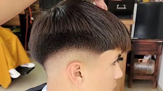 TUTORIAL de BARBERÍA degradado o desvanecido COMPRIMIDO paso a paso [upl. by Atsyrk244]