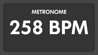 258 BPM  Metronome [upl. by Alby]