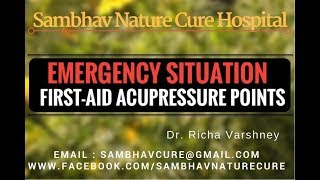 Emergency Situation Acupressure Acupuncture Pressure Points FirstAid video in Hindi Sujok Therapy [upl. by Zaslow]