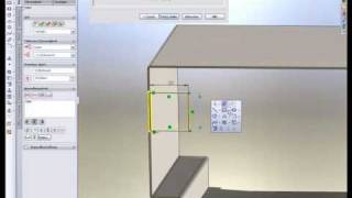 SolidWorks  Erstellung eines Blechteils  Deutsch [upl. by Ikeda]