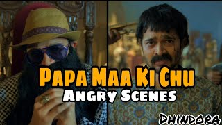 Papa Maa Ki Chu Angry Scenes  Dhindora  Bhuvan Bam [upl. by Marabelle]