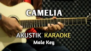 CAMELIA  Akustik Karaoke  Nada Pria [upl. by Rexanna]