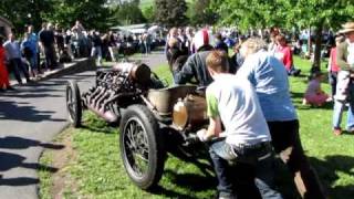 Darracq 25 Litres 200hp 1905 Mark Walker Start Great Sound VSCC [upl. by Adnirual]