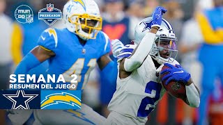 DALLAS COWBOYS vs LA CHARGERS  Resumen NFL 2022  Semana 2 Pretemporada 20 Agosto 2022 [upl. by Loos]