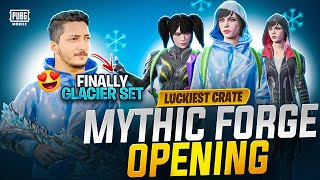 Finally Glacier Set  Luckiest mythic Forge Crate Opening  Pubg Mobile  How Brand [upl. by Ajin]