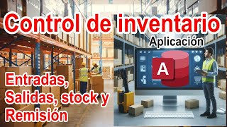 Inventario para almacén o bodega entradas y salidas con remisión A5 [upl. by Ahsrop119]