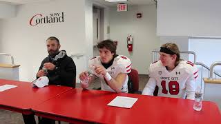 Grove City Football PostGame Press Conference  NCAA Second Round at Cortland [upl. by Zamora]