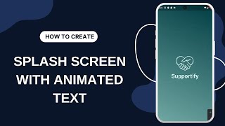 How to Create a Splash Screen in Flutter App 📱 [upl. by Aicyle]