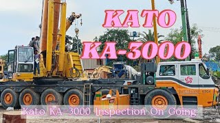 Kato KA3000  Inspection Kato Crane  300 Ton All Terrain Crane [upl. by Einaej]