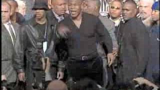 Mike Tyson Flips out at TysonLewis Press Conference Jan 22 [upl. by Annai]