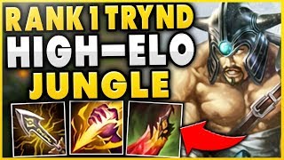 1 TRYNDAMERE WORLD CARRIES HIGHELO WITH TRYND JUNGLE IS THIS ACTUALLY OP  League of Legends [upl. by Eladnyl]