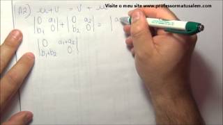 Álgebra Linear  2  3  exercíco resolvido 7 [upl. by Esihcoc]