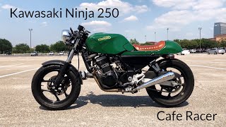 Kawasaki Ninja 250 Cafe Racer Build [upl. by Egan]