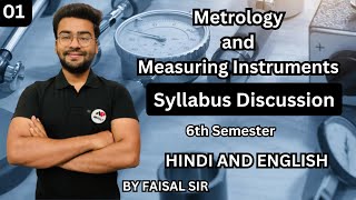 Metrology and Measuring Instruments Mechanical 6th Sem  By Faisal Sir [upl. by Opalina]