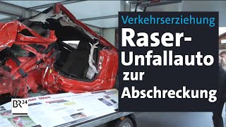 Illegales Autorennen mit Todesfolge als abschreckendes Beispiel für Fahranfänger  Abendschau  BR24 [upl. by Fanchet]