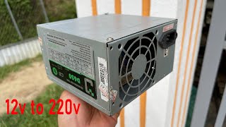 inverter 12v to 220 Creative prodigy 200 [upl. by Enelkcaj305]