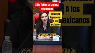 Lilly Tellez se puso celosa Bellaco tu no Noroña la deja mal ultimahora [upl. by Dame]