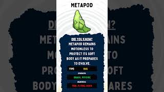 Metapod Type Strength Weakness [upl. by Odlawso179]