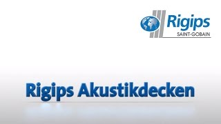 RIGIPS Akustikdecken [upl. by Lefty883]