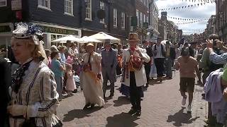 Rochester Dickens Festival Victorian Parade 2017 [upl. by Hux278]