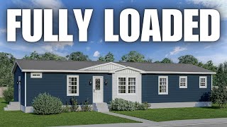 FULL PACKAGE on this new manufactured home including GIANT pantry Prefab House Tour [upl. by Deery]