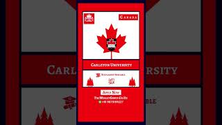 🎥 Study at Carleton University – Your Global Career Starts in Ottawa 🎥 [upl. by Beckerman]