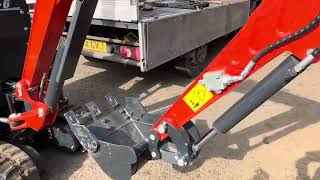 Oulide w106 micro digger with kubota d722 3 cylinder diesel engine for sale on eBay new [upl. by Eleen]