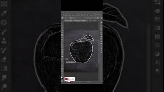 Photoshop Basic l Chalk Effect in l Photoshop Basic l photography photoediting shorts [upl. by Joaquin]