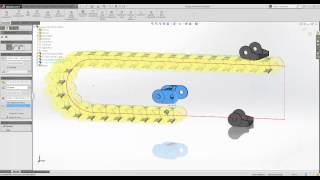 SOLIDWORKS 2015  Chain Component Pattern [upl. by Esiled645]