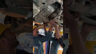 suspension replacement whole suspension pull down mechancial automobile mechenical shorts video [upl. by Annaicul648]