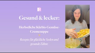 Perfekte wärmende KürbisCremesuppe für den Herbst Vitaminbombe und ImmunsystemPowerboost 🎃 [upl. by Natsirk225]