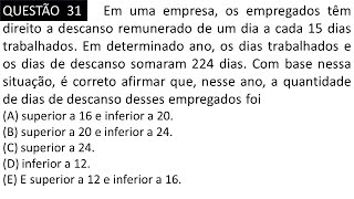 Questão 31  Regra de três  Concurso dos Correios  Resolução da prova de matemática [upl. by Alie]