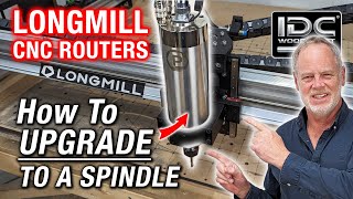 How To Install a Spindle Upgrade on Longmill CNC Routers [upl. by Canada186]