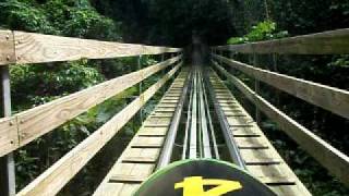 MYSTIC MOUNTAIN BOBSLED OCHO RIOS JAMAICA FULL RIDE RECORDED [upl. by Shaff284]