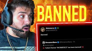 NICKMERCS BANNED [upl. by Ahsekam177]