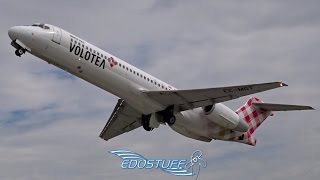 Amazing Closeup Boeing 717 Takeoff  Split Airport LDSPSPU [upl. by Joab]