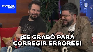 ¡José Eduardo Derbez confesó que se ha grabado teniendo travesuras sucias  Miembros al Aire [upl. by Neelac]