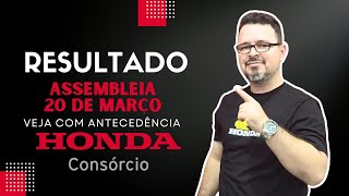 quotResultado da Assembleia do dia 200324  veja a cota contemplada no seu grupo do Consórcio Hondaquot [upl. by Anahs990]