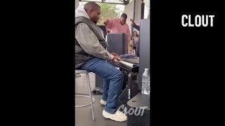 Kanye West Jamming At His Sunday Service In Detroit [upl. by Elletse]