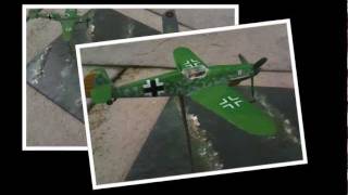 Airfix diorama Fairey swordfish vs Messershmitt BF109G [upl. by Stinson]