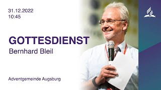 🔴 LIVE  Gottesdienst mit Bernhard Bleil  31122022  Adventgemeinde Augsburg [upl. by Llenreb168]