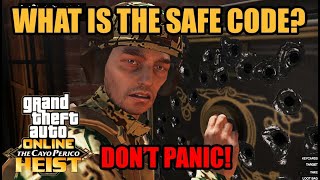 CAYO PERICO HEIST SAFE CODE  WERE TO FIND WHEN YOURE IN THE HEIST SHORT EASY GUIDE  GTA 5 ONLINE [upl. by Markman]