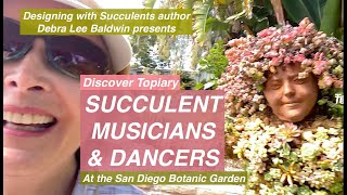 SoCA Succulent Destination See LifeSized Topiary Mariachis at San Diego Botanic Garden [upl. by Attenaej]