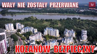 Sytuacja na Kozanowie stabilna Odra nie przerwała wałów [upl. by Godewyn]