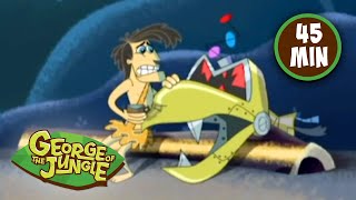 RoboJungle Adventures  George of the Jungle  All Parts Compilation  Cartoons For Kids [upl. by Aliek450]