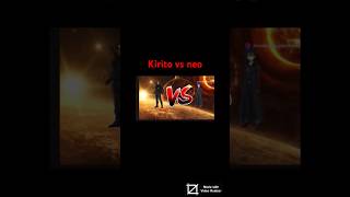 Kirito vs neo ai fight deathbattle matrix swordartonline [upl. by Plunkett913]