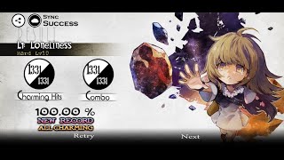 DEEMO L1 Loneliness Hard Lv10 10000 All Charming [upl. by Anawt]