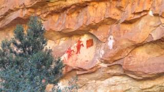 Snake GulchAncient Puebloan Petroglyphs amp Pictographs Kanab Wilderness Area of the Grand Canyon [upl. by Heisser517]