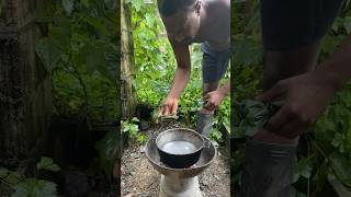 Outdoor Cooking Jamaica  How to Make Lemongrass Tea shorts outdoorcooking tea [upl. by Iiette]