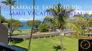 Kamaole Sands 4 101ShortTerm Vacation Rental complex wPrivate Lanai [upl. by Fronia]